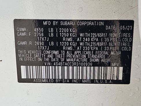 Used 2024 Subaru Outback Premium image 14