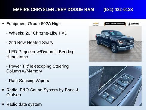 Used 2023 Ford F150 Lariat w/ Equipment Group 502A High image 10