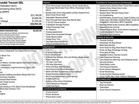Used 2022 Hyundai Tucson SEL w/ Convenience Package image 13