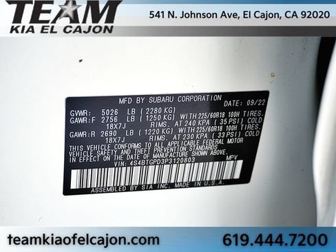 Used 2023 Subaru Outback Touring XT AWD/4WD image 36