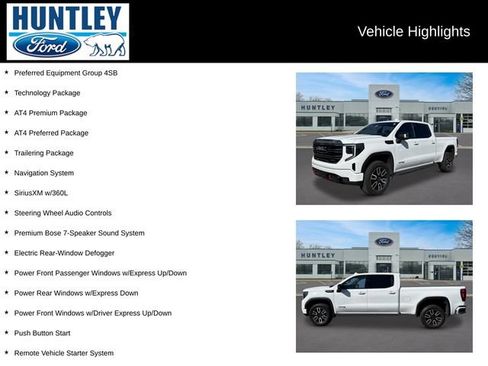 Used 2024 GMC Sierra 1500 AT4 w/ Technology Package AWD/4WD image 2