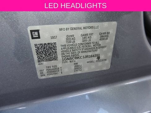 Used 2018 Chevrolet Tahoe LT w/ Luxury Package RWD image 13