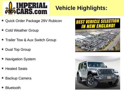 Used 2023 Jeep Wrangler Unlimited Rubicon 4xe w/ Dual Top Group AWD/4WD image 8