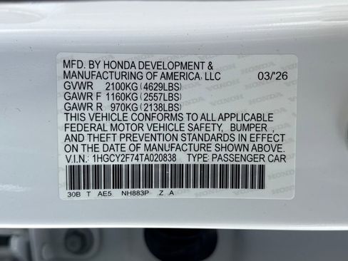 New 2026 Honda Accord Sport image 28