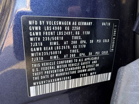 Used 2016 Volkswagen Tiguan SE image 36