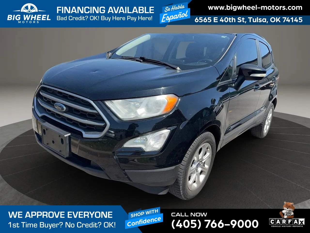 Used 2019 Ford EcoSport SE w/ SE Convenience Package FWD image 1