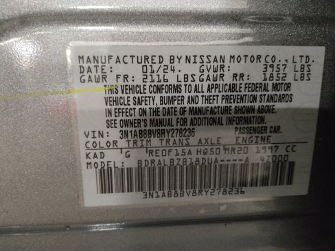 Used 2024 Nissan Sentra S FWD image 33