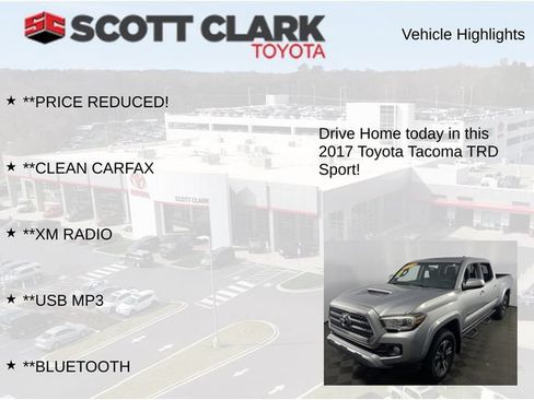 Used 2017 Toyota Tacoma TRD Sport w/ Premium & Technology Package AWD/4WD image 7