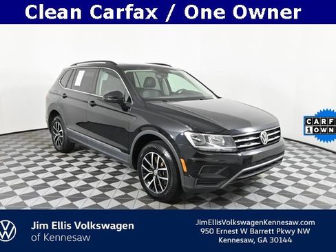 Certified 2021 Volkswagen Tiguan SE w/ Panoramic Sunroof Package image 1