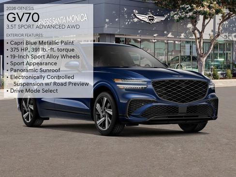 New 2026 Genesis GV70 3.5T Sport Advanced image 3