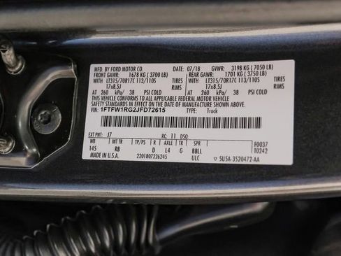 Used 2018 Ford F150 Raptor w/ Equipment Group 802A Luxury image 52