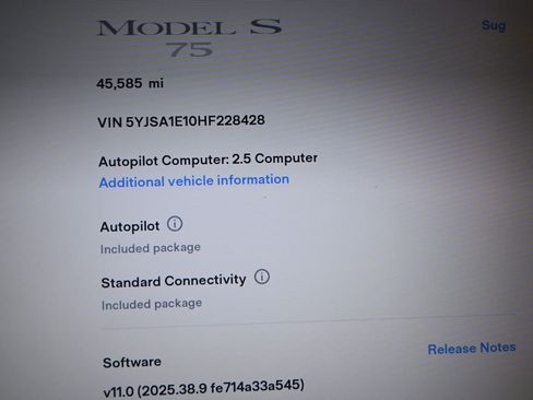 Used 2017 Tesla Model S 75 image 19