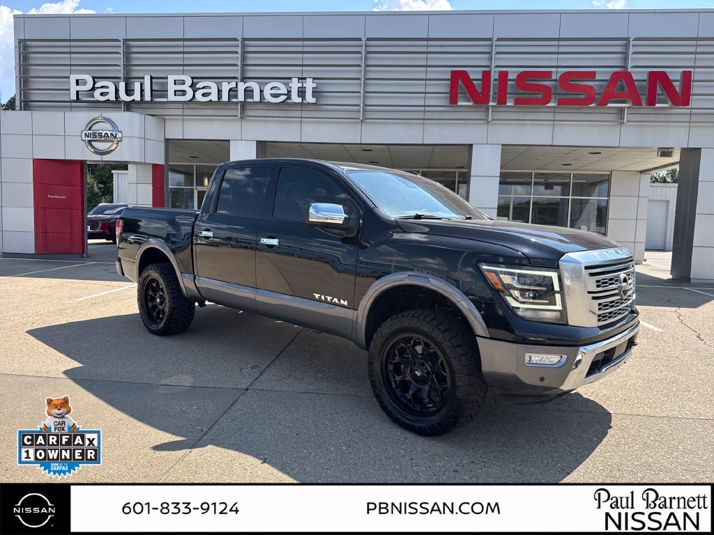 Used 2021 Nissan Titan Platinum Reserve w/ Moonroof Package AWD/4WD 360° Tour