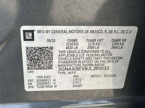 Used 2018 Chevrolet Equinox LT AWD/4WD image 30