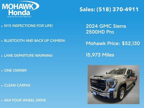 Used 2024 GMC Sierra 2500 Pro w/ Convenience Package AWD/4WD image 7