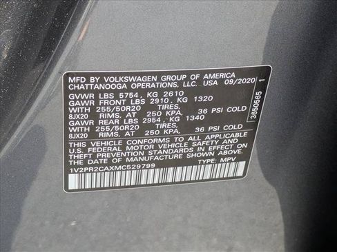 Used 2021 Volkswagen Atlas SE FWD image 20