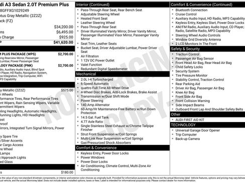 Used 2016 Audi A3 2.0T Premium Plus w/ Technology Package image 39