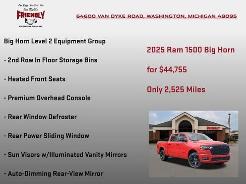 Certified 2025 RAM 1500 Big Horn image 5