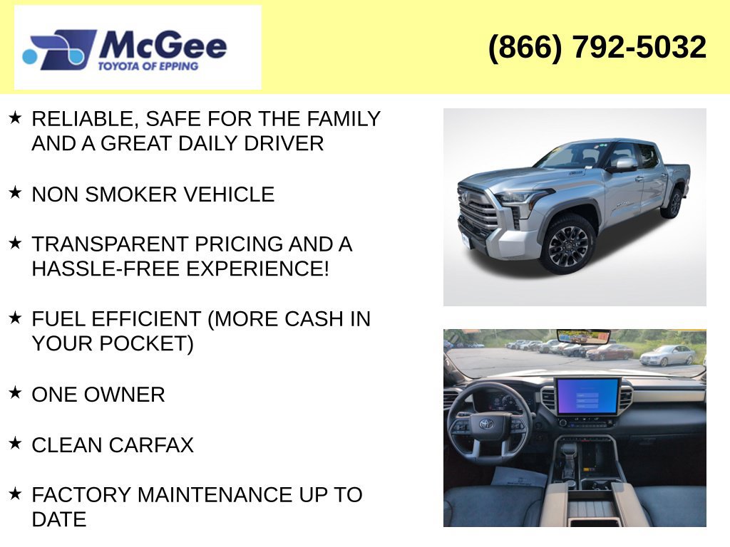 Certified 2025 Toyota Tundra Limited AWD/4WD image 8