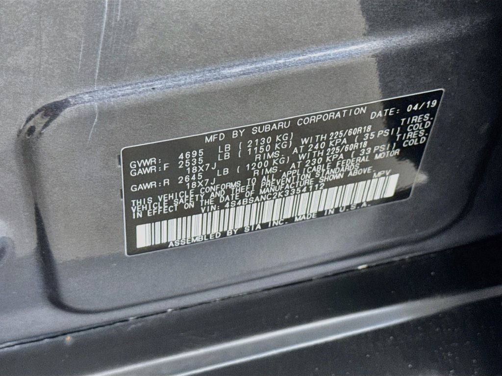 Used 2019 Subaru Outback 2.5i Limited AWD/4WD image 33