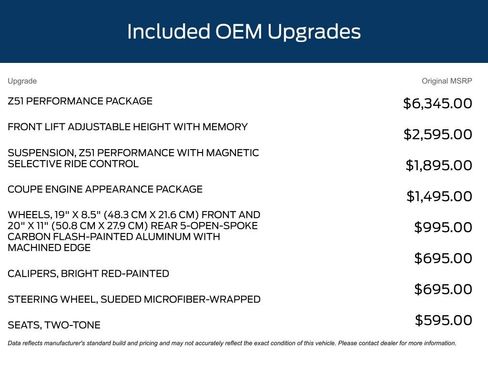 Used 2024 Chevrolet Corvette Stingray Premium Cpe w/ Z51 Performance Package image 11