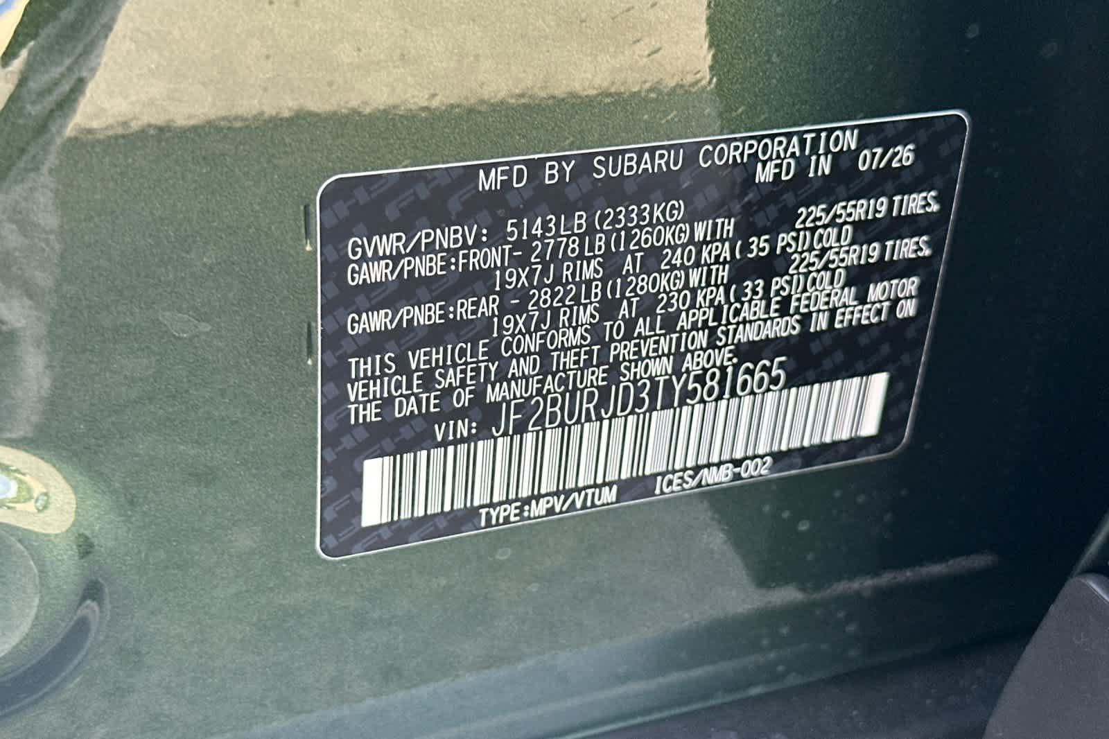 New 2026 Subaru Outback Touring XT AWD/4WD image 26