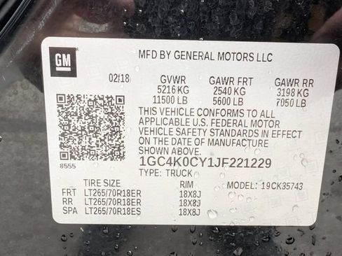 Used 2018 Chevrolet Silverado 3500 LTZ w/ Duramax Plus Package AWD/4WD image 12