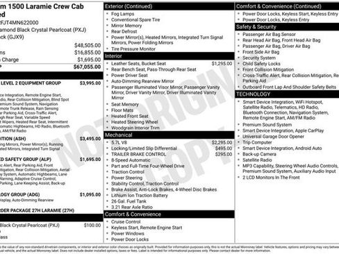 Used 2021 RAM 1500 Laramie AWD/4WD image 2