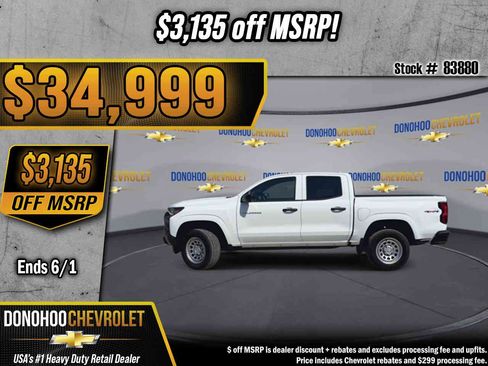 New 2026 Chevrolet Colorado W/T AWD/4WD image 1