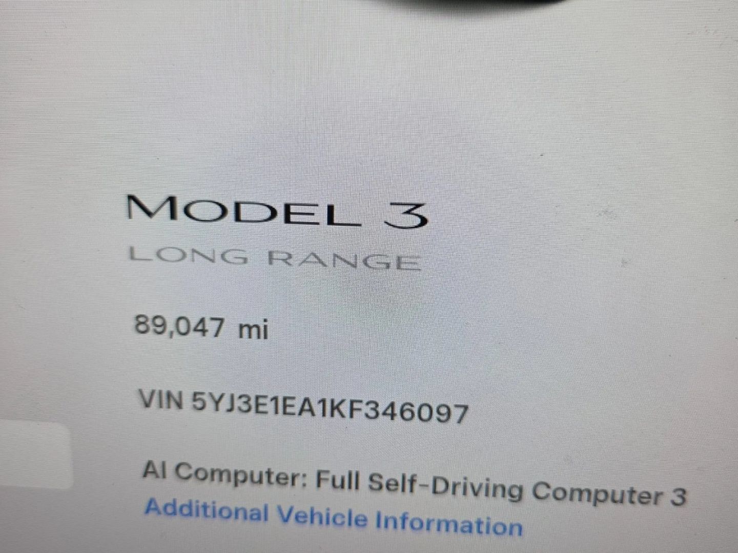 Used 2019 Tesla Model 3 Long Range RWD image 16