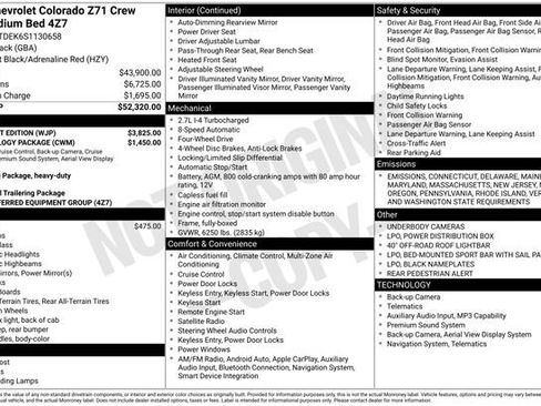 New 2025 Chevrolet Colorado Z71 w/ Midnight Edition image 14