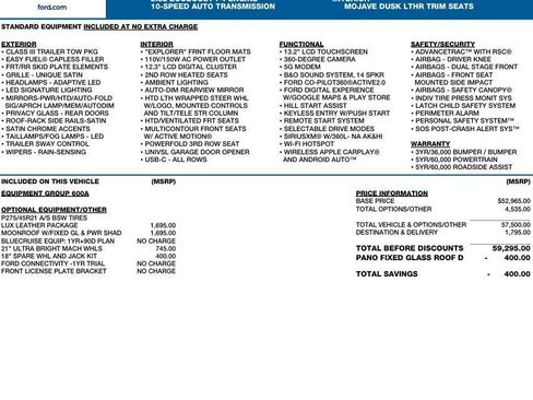 New 2026 Ford Explorer Platinum w/ LUX Leather Package image 2