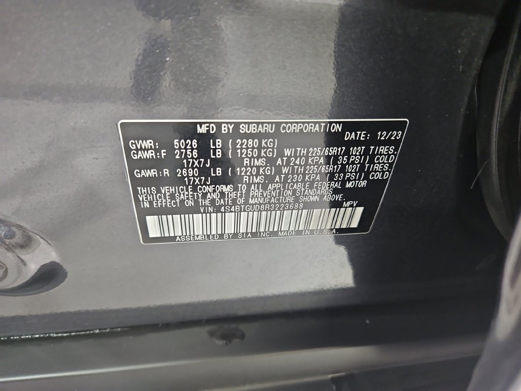 Certified 2024 Subaru Outback Wilderness AWD/4WD image 32