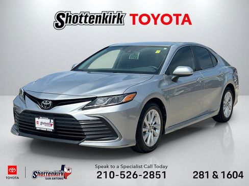 Used 2021 Toyota Camry LE FWD image 1
