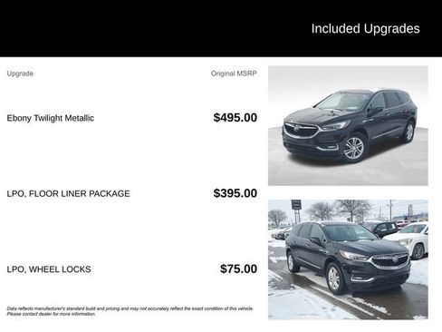 Used 2020 Buick Enclave Preferred w/ LPO, Floor Liner Package image 7