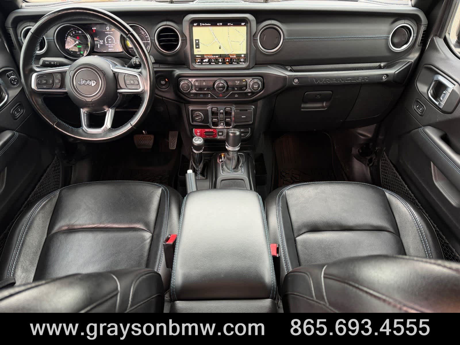 Used 2022 Jeep Wrangler Unlimited Rubicon 4xe w/ Cold Weather Group AWD/4WD image 23