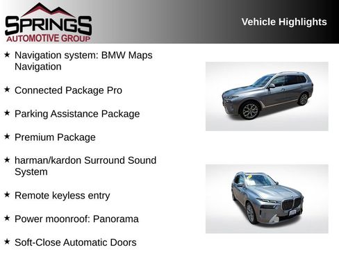 Used 2023 BMW X7 xDrive40i AWD/4WD image 2
