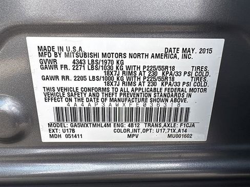 Used 2015 Mitsubishi Outlander Sport ES FWD image 29