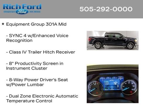 Certified 2023 Ford F150 XLT w/ Equipment Group 301A Mid AWD/4WD image 29