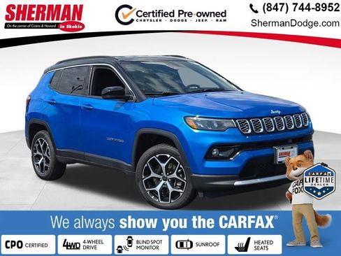 Certified 2025 Jeep Compass Limited AWD/4WD image 1
