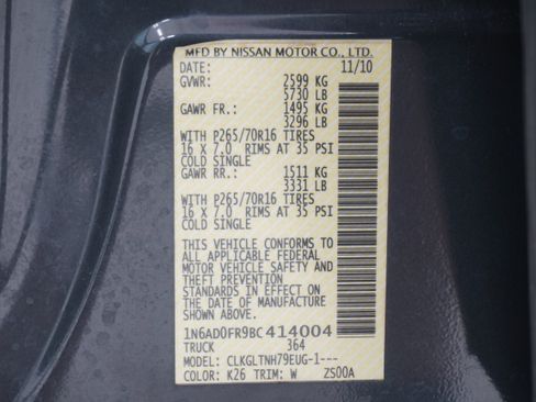 Used 2011 Nissan Frontier SV RWD image 24
