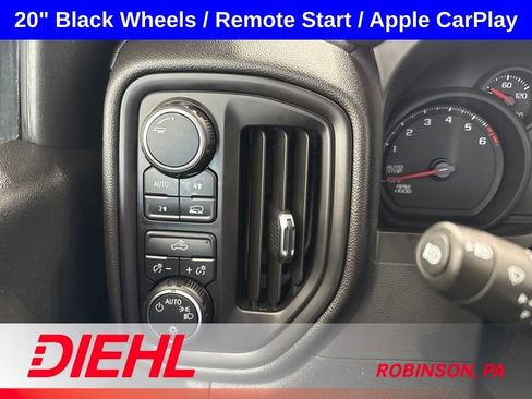 Used 2025 Chevrolet Silverado 1500 Custom w/ Turbomax Blackout Package AWD/4WD image 23