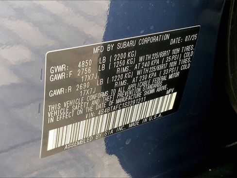 Certified 2025 Subaru Outback Premium image 19