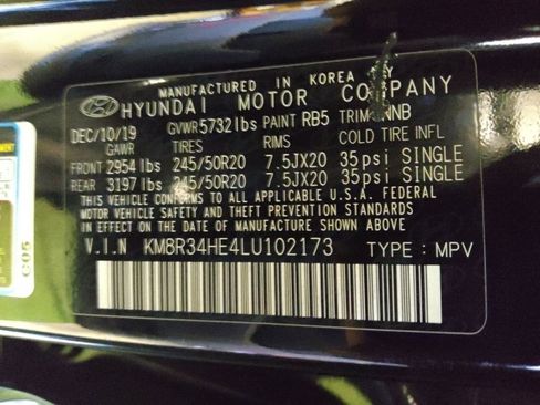 Used 2020 Hyundai Palisade SEL w/ Convenience Package FWD image 33