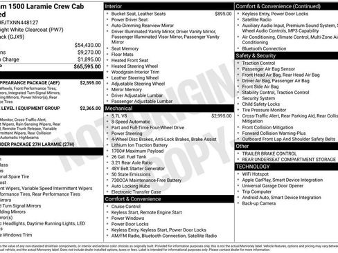 Used 2022 RAM 1500 Laramie w/ Sport Appearance Package image 29