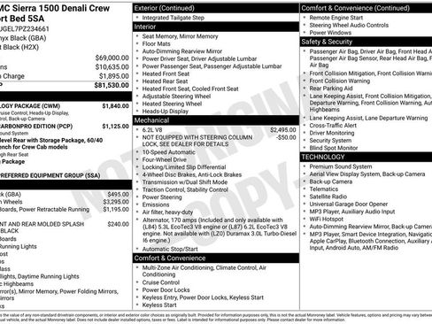 Used 2023 GMC Sierra 1500 Denali w/ Technology Package AWD/4WD image 39