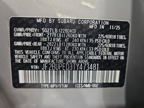 New 2026 Subaru Outback Touring image 30