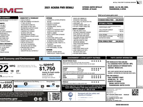 Used 2021 GMC Acadia Denali image 2