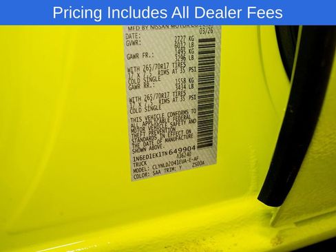 New 2026 Nissan Frontier PRO-4X w/ Pro Premium Package AWD/4WD image 22