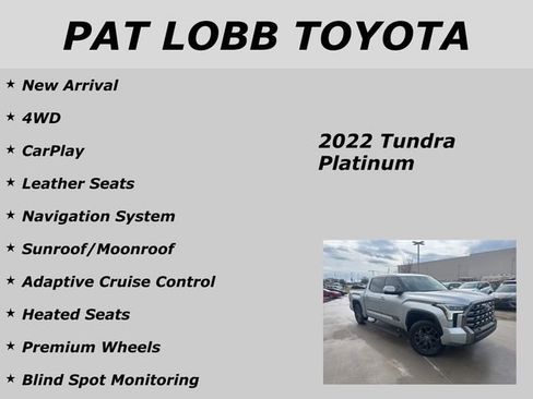 Used 2022 Toyota Tundra Platinum w/ Advanced Package image 16